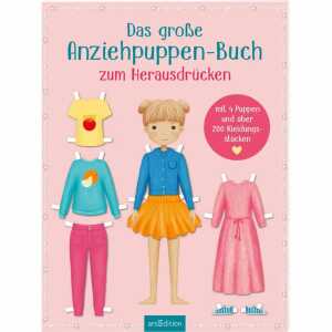 Das große Anziehpuppen-Buch, zum Herausdrücken, 32 Seiten,