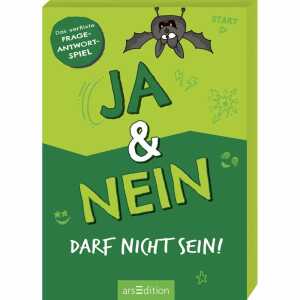 Kartenspiel Ja & Nein darf nicht sein!, Frage-Antwort-Spiel, Kartenbox