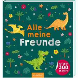 Freundebuch Alle meine Freunde Dinosaurier, mit über 300 Sticker