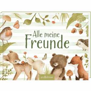 Freundebuch Alle meine Freunde Waldtiere, Hardcover, ab 3 Jahren