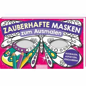 Malblock Zauberhafte Masken zum Ausmalen, ausmalen, aufsetzen