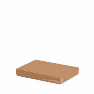 Kartonage Boxline Kraft 155x215x30mm, für A5, Rössler