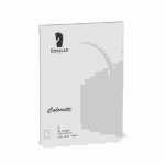 Karten Coloretti B6 oval Passepartout hellgrau 5er