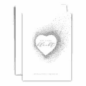 Trauerkarte B6 hd Die Liebe bleibt…