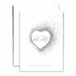 Trauerkarte B6 hd Die Liebe bleibt…
