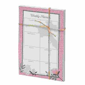 Wochentischplaner Jungle Blush 148x210mm, 60 Blätter Sunset Mix
