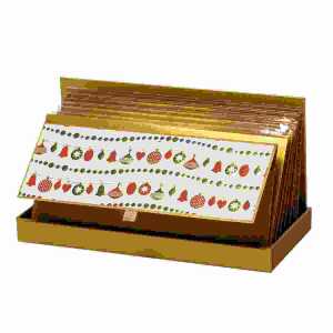 Karte Felice DL Frohe Weihnachten, mit Einlegekarte