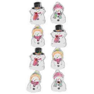 Sticker Weihnachten Schneemänner