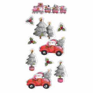 Sticker Weihnachten Driving Home for Christmas