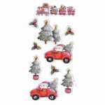 Sticker Weihnachten Driving Home for Christmas