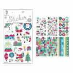 Sticker Weihnachten modern 6 Bogen