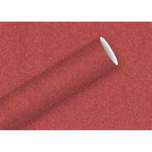 Geschenkpapier 1,5mx70cm Glitter rot, Braun + Company