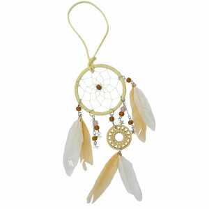 Bastel-Set Traumfänger natur, als Schlüsselanhänger, P 4016490435570