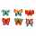 Sticker Diamond Painting Schmetterlinge Set, 6 Sticker, ca. 4,5cm