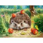 Diamond Painting Igel 40x30cm, farbig sortierte Steine,...