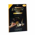 Kratzbilder leere Platten 25x20cm gold 6er, Blanko Platten