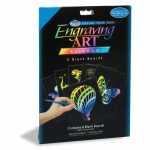 Kratzbilder leere Platten 25x20cm rainbow 6er, Blanko...