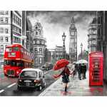 Diamond Painting London City 50x40cm, farbig sortierte...