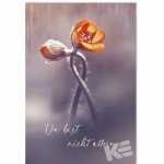 Trauerkarte Blume Du bist nicht allein, Eulzer