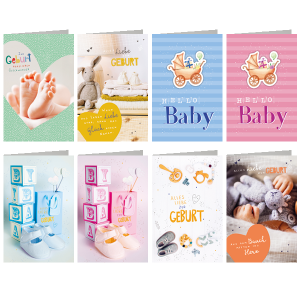 SKOR Glückwunschkarten " Freudiges Ereignis " Baby 1St