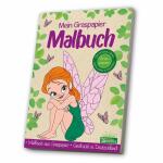Malbuch Graspapier Feen, Gedruckt auf Graspapier,, viele...