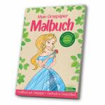 Malbuch Graspapier Prinzessin, Gedruckt a Graspapier...