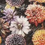Serviette 25x25cm FSC-Mix Frosted Dahlia, 3-lagig, 20...