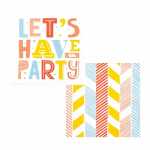 Serviette 25x25cm FSC-Mix Party Mix, 3-lagig, 20 Stück