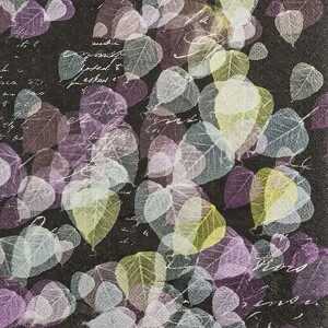 Serviette 33x33cm FSC-Mix Trendy Leaves, 3-lagig, 20 Stück