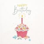 Serviette 33x33cm FSC-Mix Sweet Birthday, 3-lagig, 20...