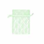 Spitzesäckchen 13x18cm Muster mintgrün,...