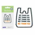 Aufbügler NO THANK YOU 5,2x6cm