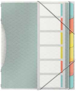Ordnungsmappe 6 Fächer ColourBreeze mehrfarbig, Leitz