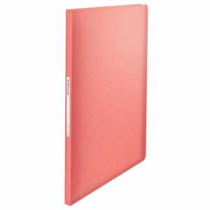 Sichtbuch A4 PP 40 Hüllen ColourBreeze koralle, Leitz