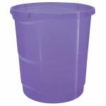Papierkorb ColourBreeze 14l transparent lavendel, Leitz