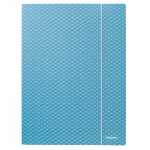 Eckspannermappe A4 Karton ColourBreeze blau, Leitz