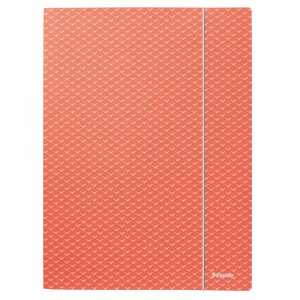 Eckspannermappe A4 Karton ColourBreeze koralle, Leitz