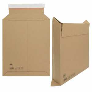 Wellpapptasche braun 250x312x70mm bis 70, mm,