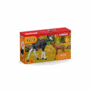 schleich Wild Life Elchkuh mit Kalb, B/H/T: 0 x 0 x 0 mm, schleich