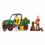 schleich Farm World Waldbauer mit Fahrzeug, schleich