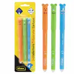 Tintenroller 0,7mm radierbar 3 Farben 3er, Schreibfarbe:...