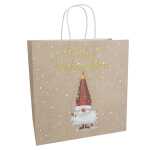 Geschenktasche WH Wichtel 28x28cm FSC-Mix, Kraftpapier 28...