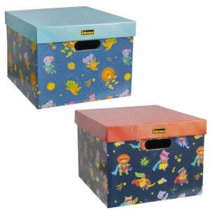 Spielzeugkisten 2er B/H/T: 33x25x35cm aus Karton,