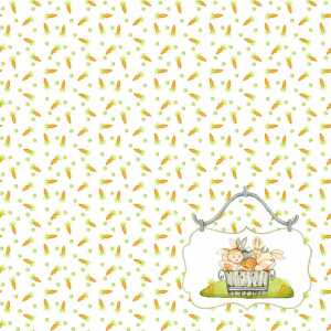 Serviette 33x33cm Sleeping Bunnies, in Bucket, 3-lagig, 20 Stück