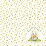 Serviette 33x33cm Sleeping Bunnies, in Bucket, 3-lagig,...