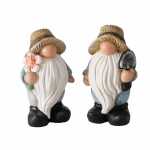 Deko-Wichtel Ivin beige grau 15cm sortiert, 2fach sortiert