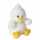 Plüsch Ente Marlie weiß gelb 20cm, Farben: weiß; Material: Textil,