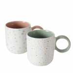 Becher Lavina grün/rosa 370ml 2fach sortiert,