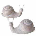 Deko-Schnecke Samanda braun T/H:15x8cm sortiert, 2fach...