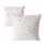 Kissen Lavina weiß 40x40x12cm 2fach sortiert, Farben: weiß